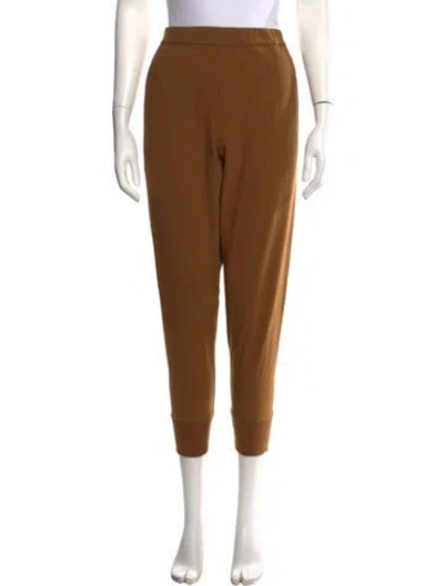 Pre-owned James Perse Wool Straight Leg Pants In Brown