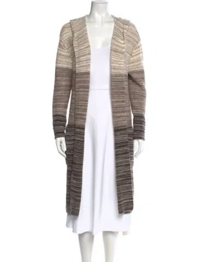 Pre-owned James Perse Wool Striped Sweater In Multi