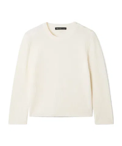 James Perse Wool-blend Sweater In Neutral