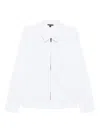 James Perse Zip-up Shirt In White