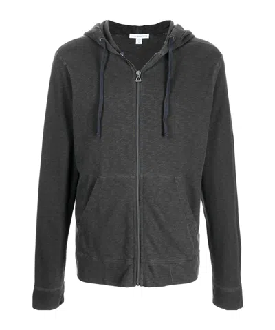 JAMES PERSE JAMES PERSE VINTAGE FRENCH TERRY ZIP-UP HOODIE