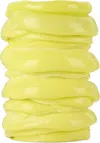James Shaw Green Large Blob Vase In Lime