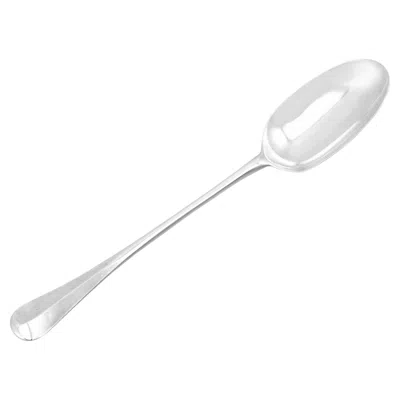 Pre-owned James Wilks Antique Sterling Silver Hash Spoon By , 1729 Hanoverian