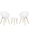 Jamesdar Kurv 3pc Outdoor Chat Set