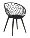 Jamesdar Set Of 2 Kurv Black Chairs