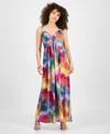 Jamie & Layla Petite Repeat Knot Strap Maxi Dress