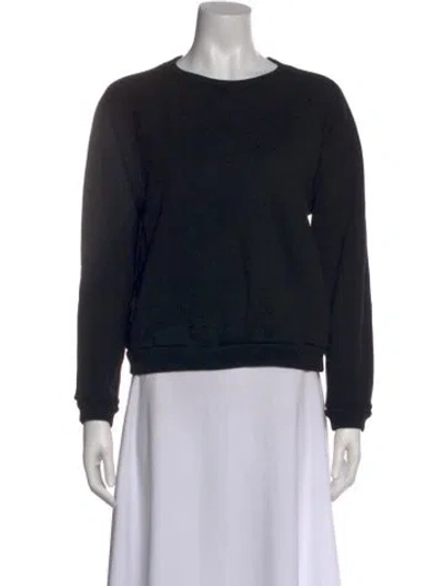 Pre-owned Jamie Haller Crew Neck Long Sleeve Sweatshirt In Black