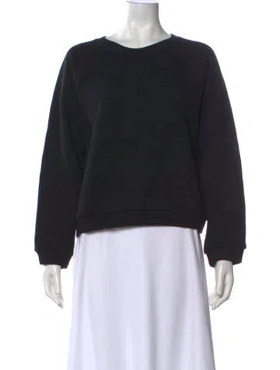 Pre-owned Jamie Haller Crew Neck Long Sleeve Sweatshirt In Black