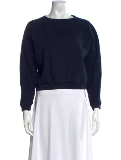 Pre-owned Jamie Haller Crew Neck Long Sleeve Sweatshirt In Blue