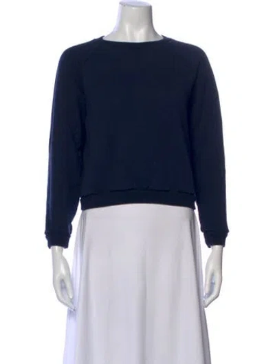 Pre-owned Jamie Haller Crew Neck Long Sleeve Sweatshirt In Blue