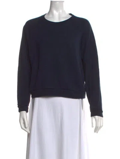 Pre-owned Jamie Haller Crew Neck Long Sleeve Sweatshirt In Blue