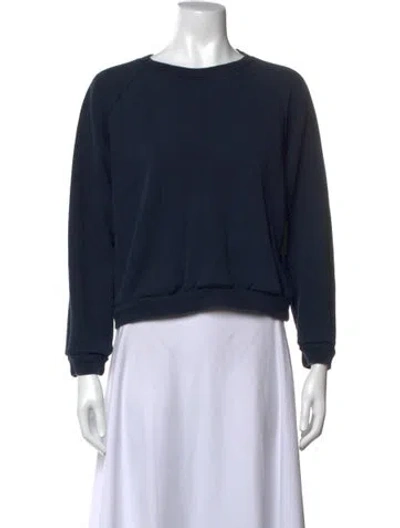 Pre-owned Jamie Haller Crew Neck Long Sleeve Sweatshirt In Blue