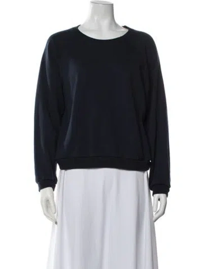 Pre-owned Jamie Haller Crew Neck Long Sleeve Sweatshirt In Blue