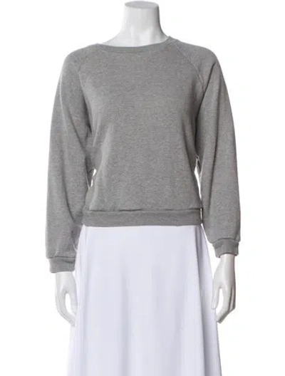 Pre-owned Jamie Haller Crew Neck Long Sleeve Sweatshirt In Gray