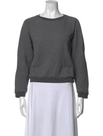 Pre-owned Jamie Haller Crew Neck Long Sleeve Sweatshirt In Gray