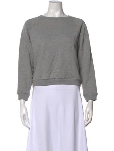 Pre-owned Jamie Haller Crew Neck Long Sleeve Sweatshirt In Grey