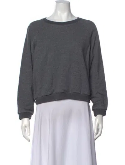 Pre-owned Jamie Haller Crew Neck Long Sleeve Sweatshirt In Grey