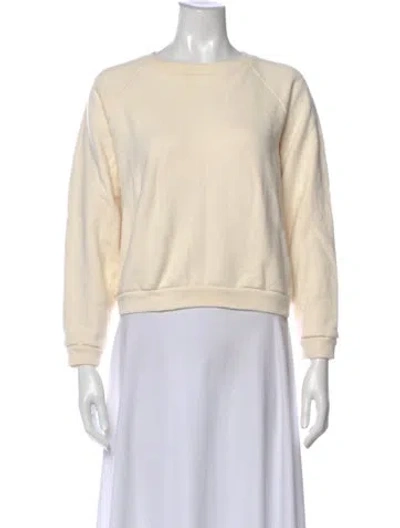 Pre-owned Jamie Haller Crew Neck Long Sleeve Sweatshirt In Neutral
