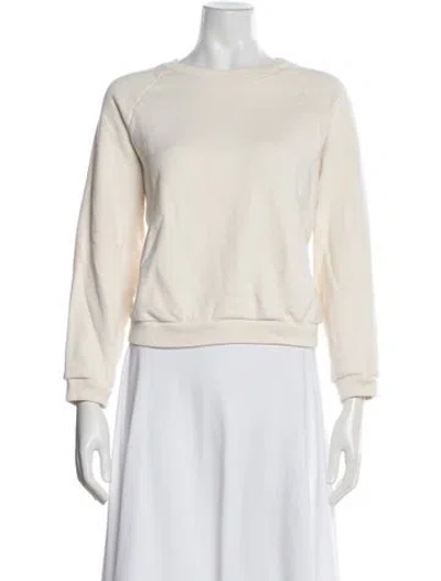 Pre-owned Jamie Haller Crew Neck Long Sleeve Sweatshirt In Neutral