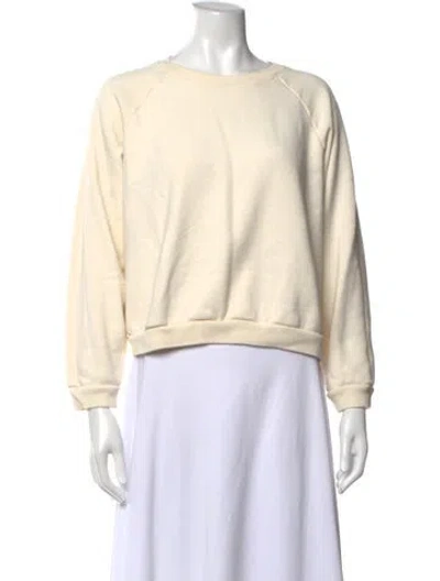 Pre-owned Jamie Haller Crew Neck Long Sleeve Sweatshirt In Neutral