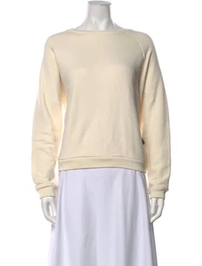 Pre-owned Jamie Haller Crew Neck Long Sleeve Sweatshirt In Neutrals