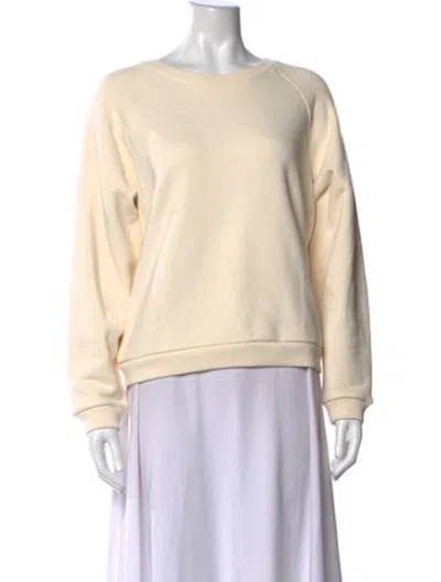 Pre-owned Jamie Haller Crew Neck Long Sleeve Sweatshirt In Neutrals