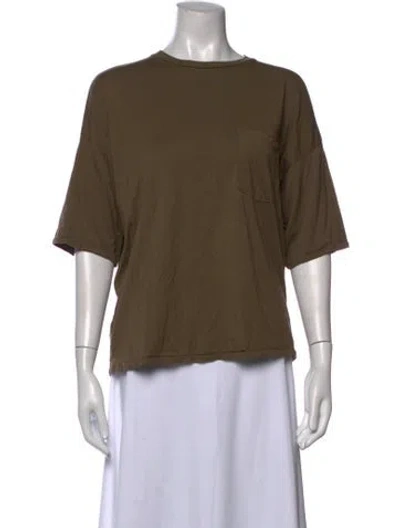 Pre-owned Jamie Haller Crew Neck Short Sleeve T-shirt In Green