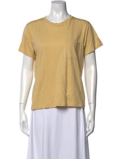 Pre-owned Jamie Haller Crew Neck Short Sleeve T-shirt W/ Tags In Yellow