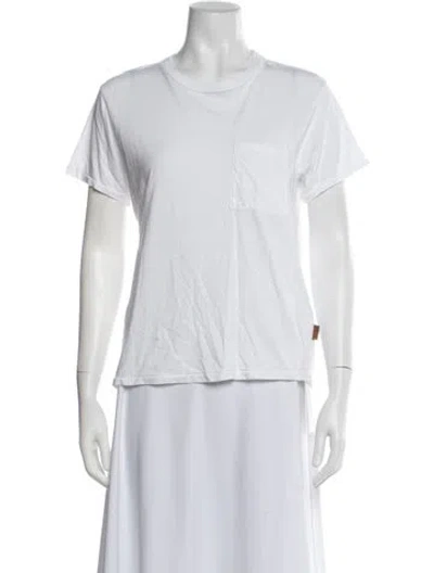 Pre-owned Jamie Haller Crew Neck Short Sleeve T-shirt In White