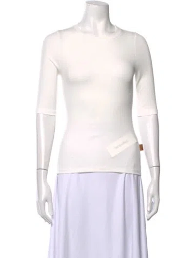 Pre-owned Jamie Haller Crew Neck Sweater In White