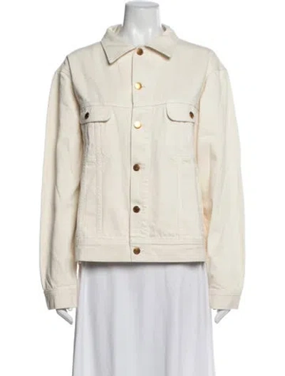 Pre-owned Jamie Haller Denim Jacket In Neutrals