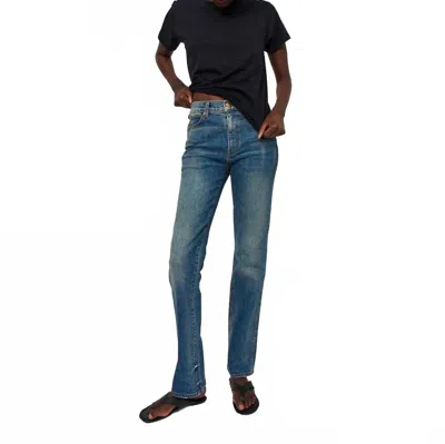 Jamie Haller Freddie Lean Straight Leg Jean In Wilde Indigo In Blue
