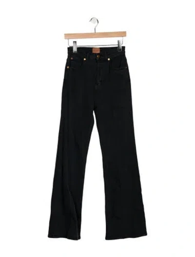 Pre-owned Jamie Haller High-rise Flared Jeans In Blue