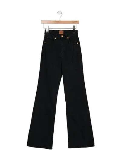 Pre-owned Jamie Haller High-rise Flared Jeans In Blue