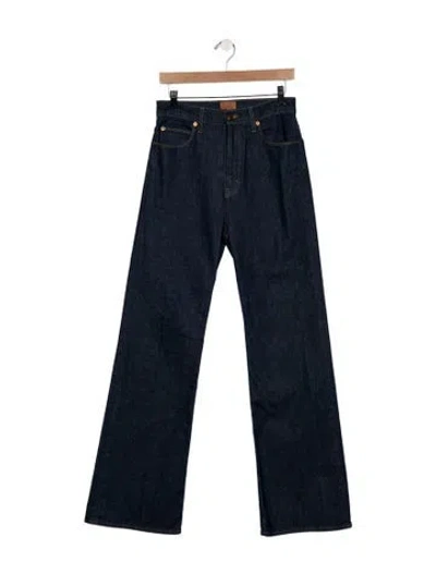Pre-owned Jamie Haller High-rise Flared Jeans In Blue