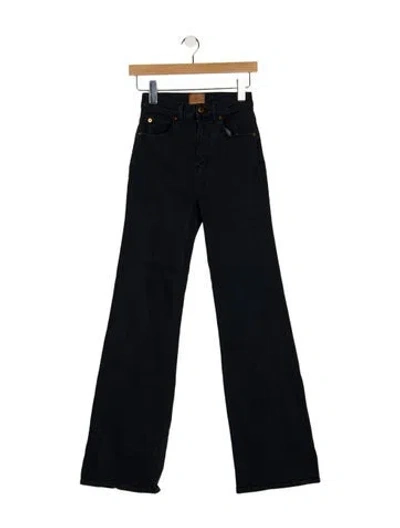Pre-owned Jamie Haller High-rise Flared Jeans In Blue