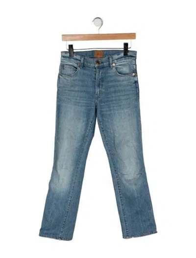 Pre-owned Jamie Haller High-rise Flared Jeans In Blue
