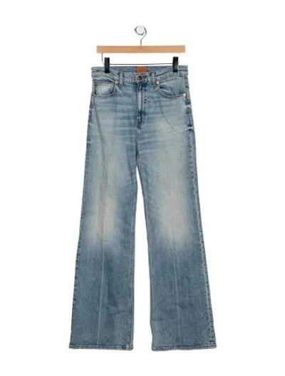 Pre-owned Jamie Haller High-rise Flared Jeans In Blue