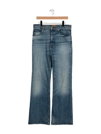 Pre-owned Jamie Haller High-rise Flared Jeans In Blue
