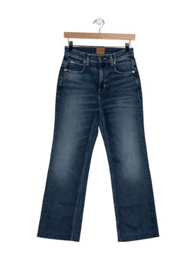 Pre-owned Jamie Haller High-rise Flared Jeans In Blue