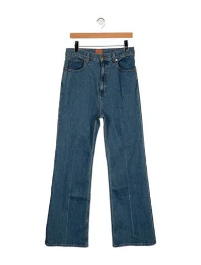 Pre-owned Jamie Haller High-rise Flared Jeans W/ Tags In Blue