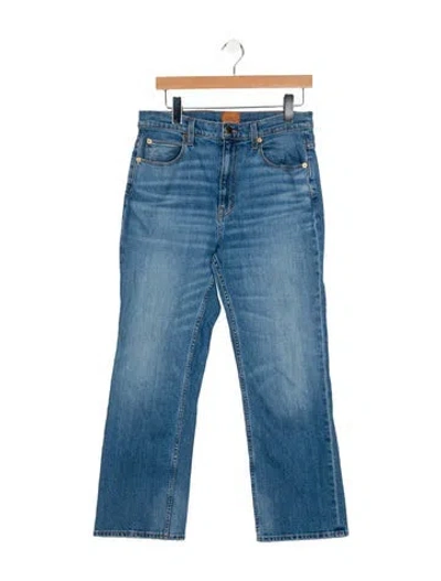 Pre-owned Jamie Haller High-rise Straight Leg Jeans In Blue