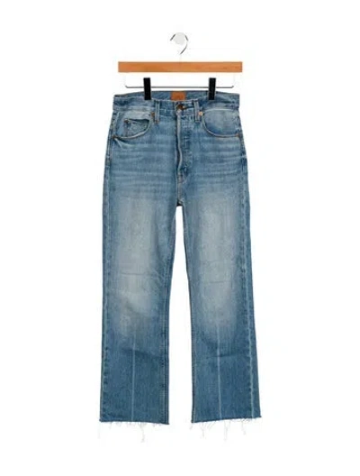 Pre-owned Jamie Haller High-rise Straight Leg Jeans In Blue