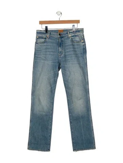 Pre-owned Jamie Haller High-rise Straight Leg Jeans In Blue