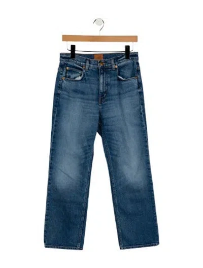 Pre-owned Jamie Haller High-rise Straight Leg Jeans In Blue