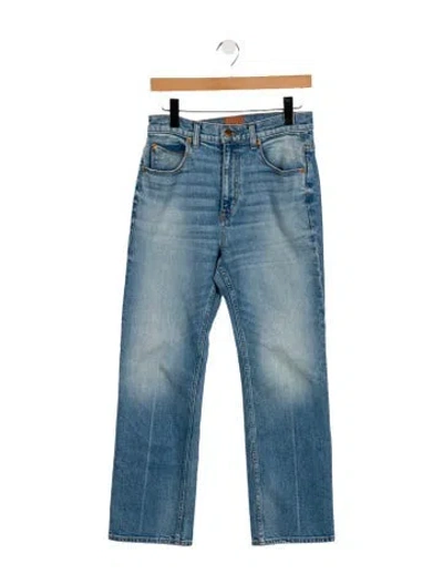 Pre-owned Jamie Haller High-rise Straight Leg Jeans In Blue