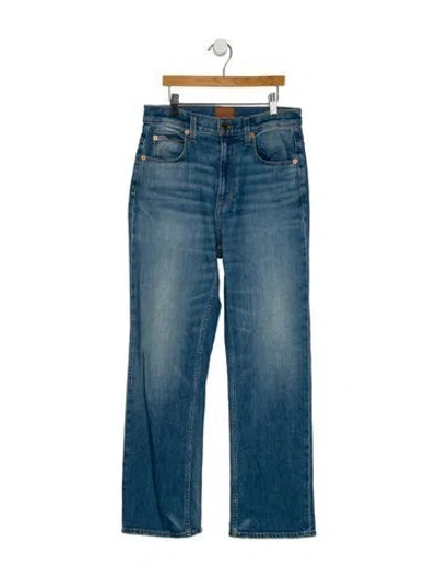 Pre-owned Jamie Haller High-rise Straight Leg Jeans In Blue