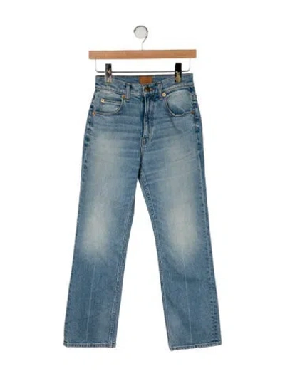 Pre-owned Jamie Haller High-rise Straight Leg Jeans In Blue