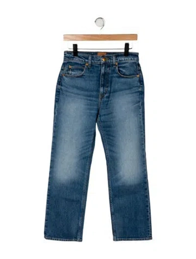Pre-owned Jamie Haller High-rise Straight Leg Jeans In Blue
