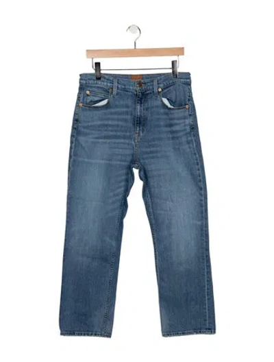 Pre-owned Jamie Haller High-rise Straight Leg Jeans In Blue